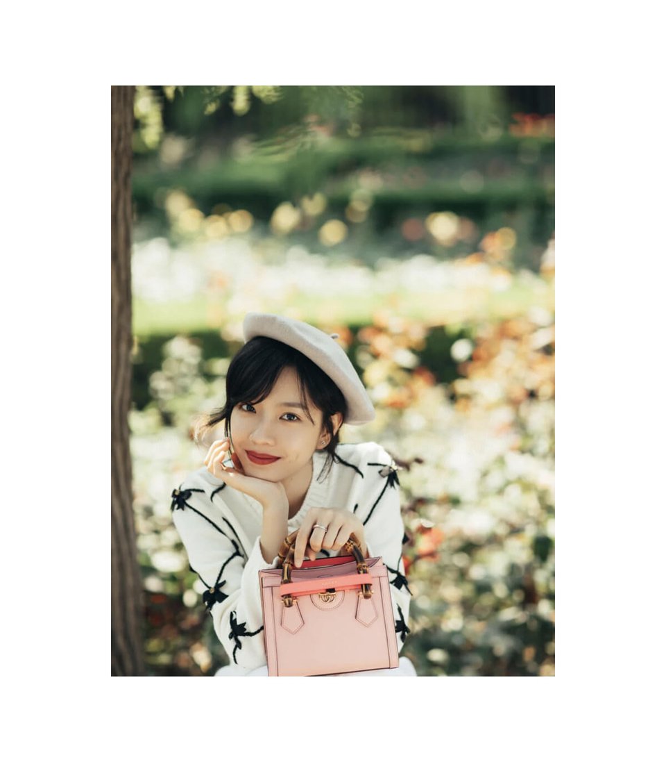 Gucci Diana Mini Tote Bag Pink view 3