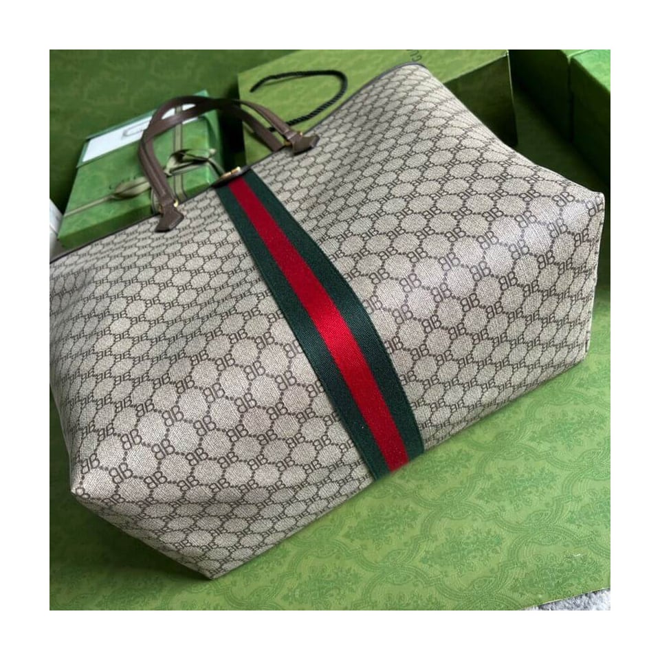 Balenciaga x Gucci Hacker Large Tote Bag Beige view 6