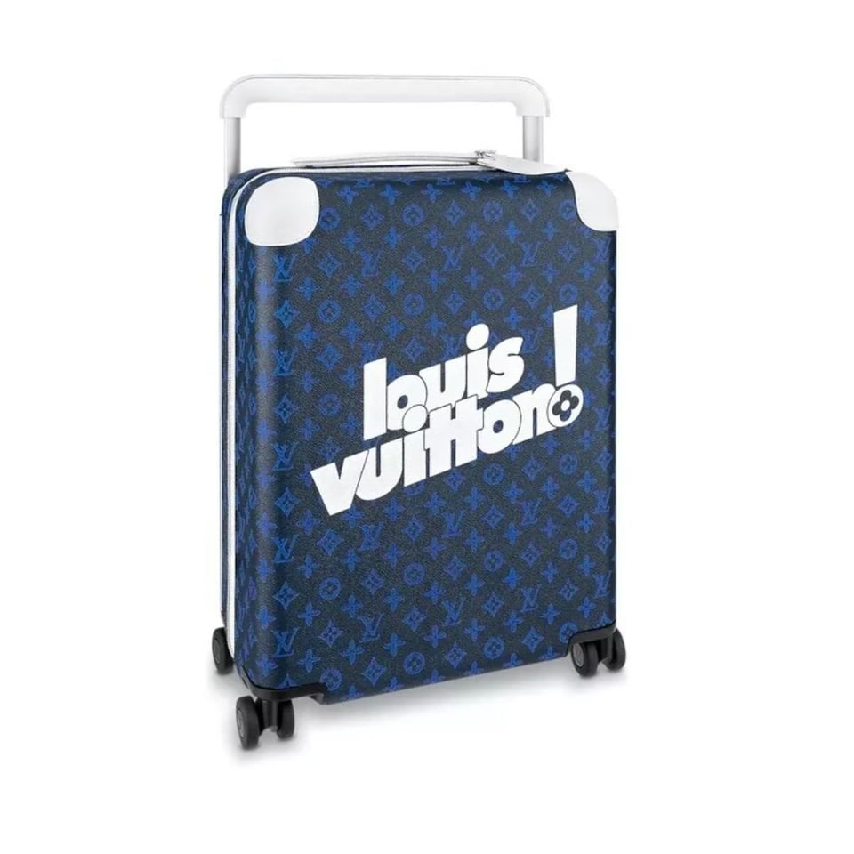 Louis Vuitton Horizon 55cm Monogram Blue in Coated Canvas M45880 view 2