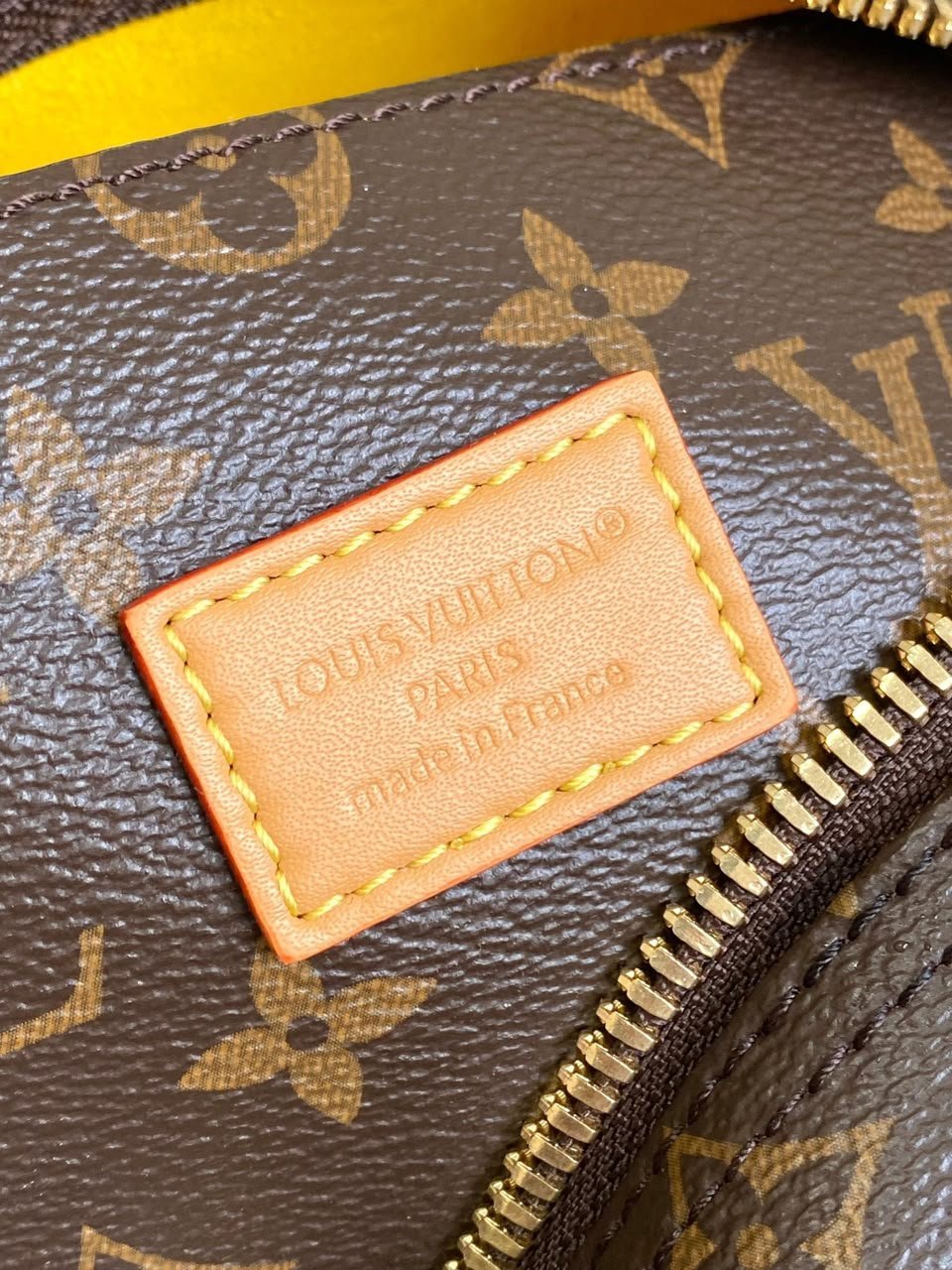 Louis Vuitton Keepall Bandoulière Bag 25cm/9.8in Monogram Pattern/Yellow Color M29296 view 7