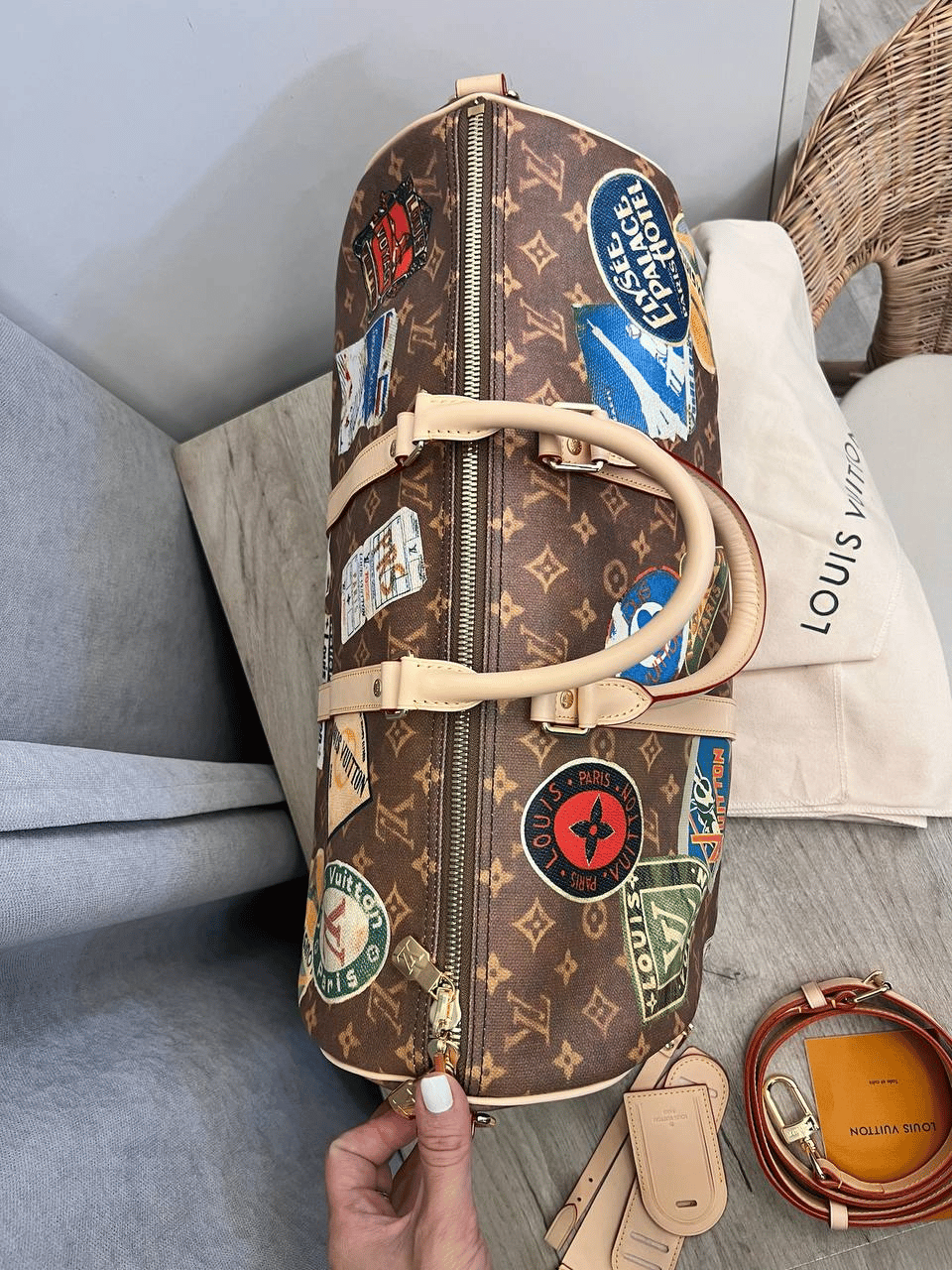 Louis Vuitton Keepall Bandoulière 45 Other Monogram Canvas Travel 45cm M24960 view 6