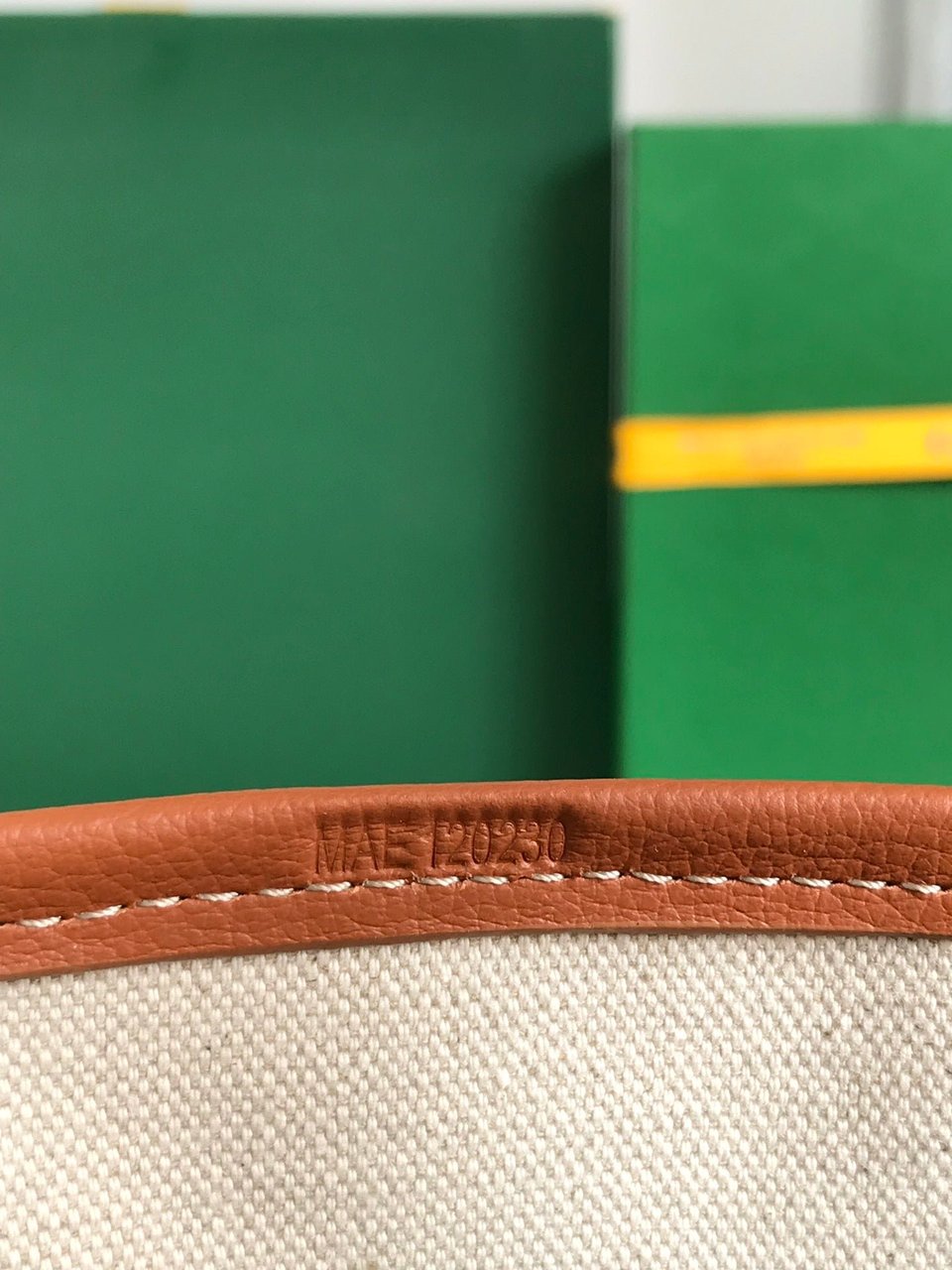 Goyard Small Belharra 24 Cm Black Goyardine Canvas And Tan Lambskin view 9