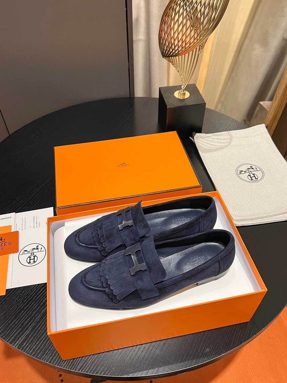 Hermes Royal Loafer Blue view 5