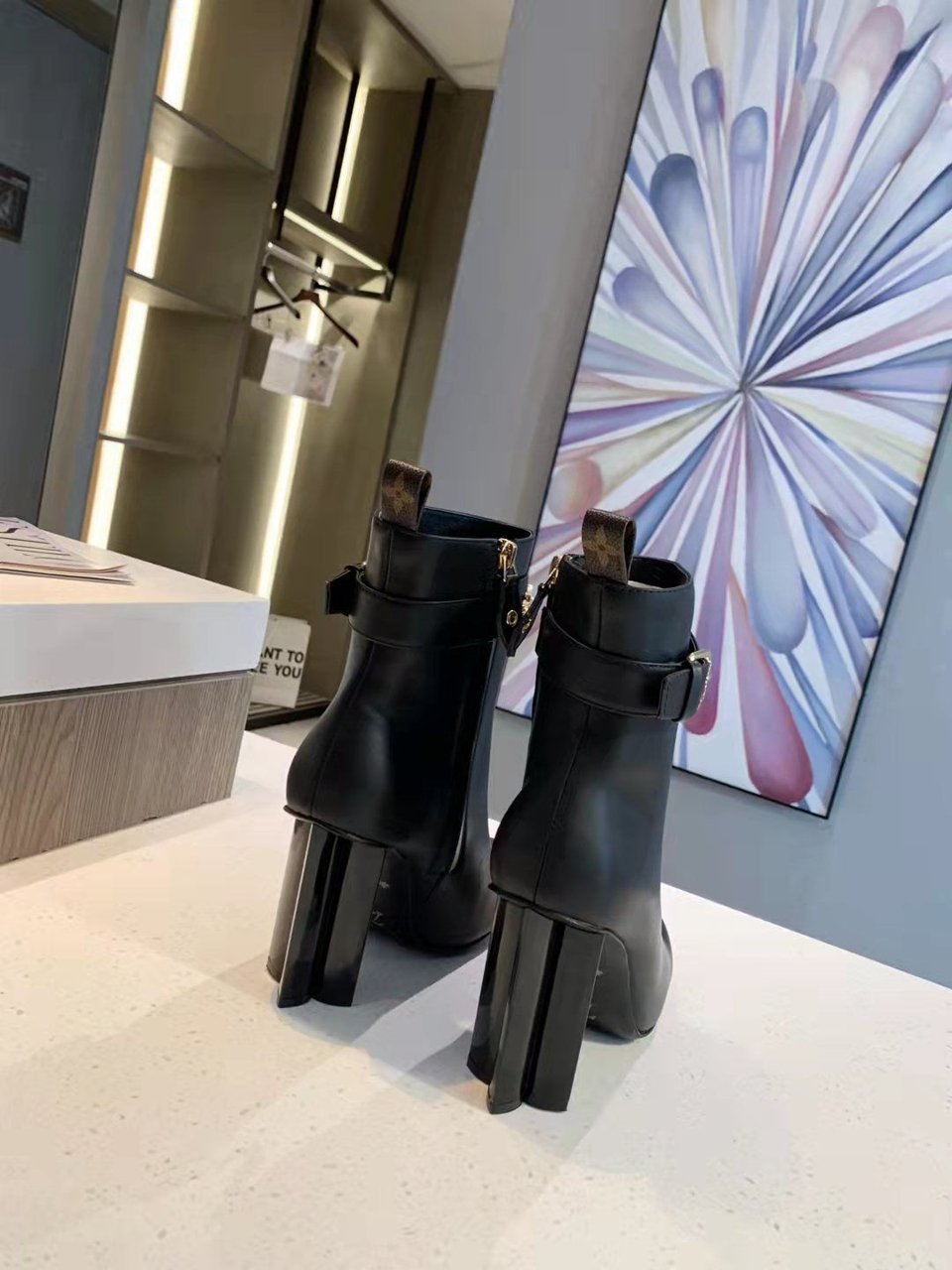 Louis Vuitton Ankle Boot Black view 4