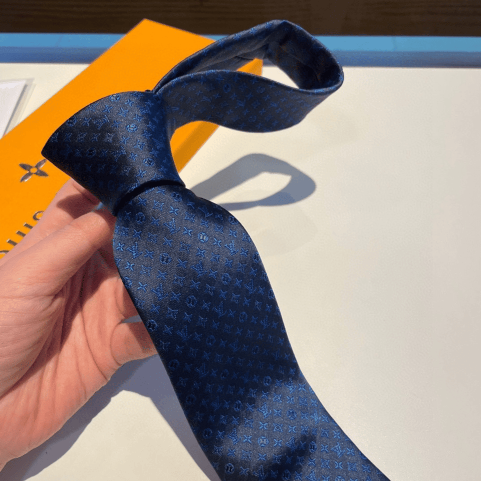 Louis Vuitton Midnight Monogram Canvas Tie For Men view 4