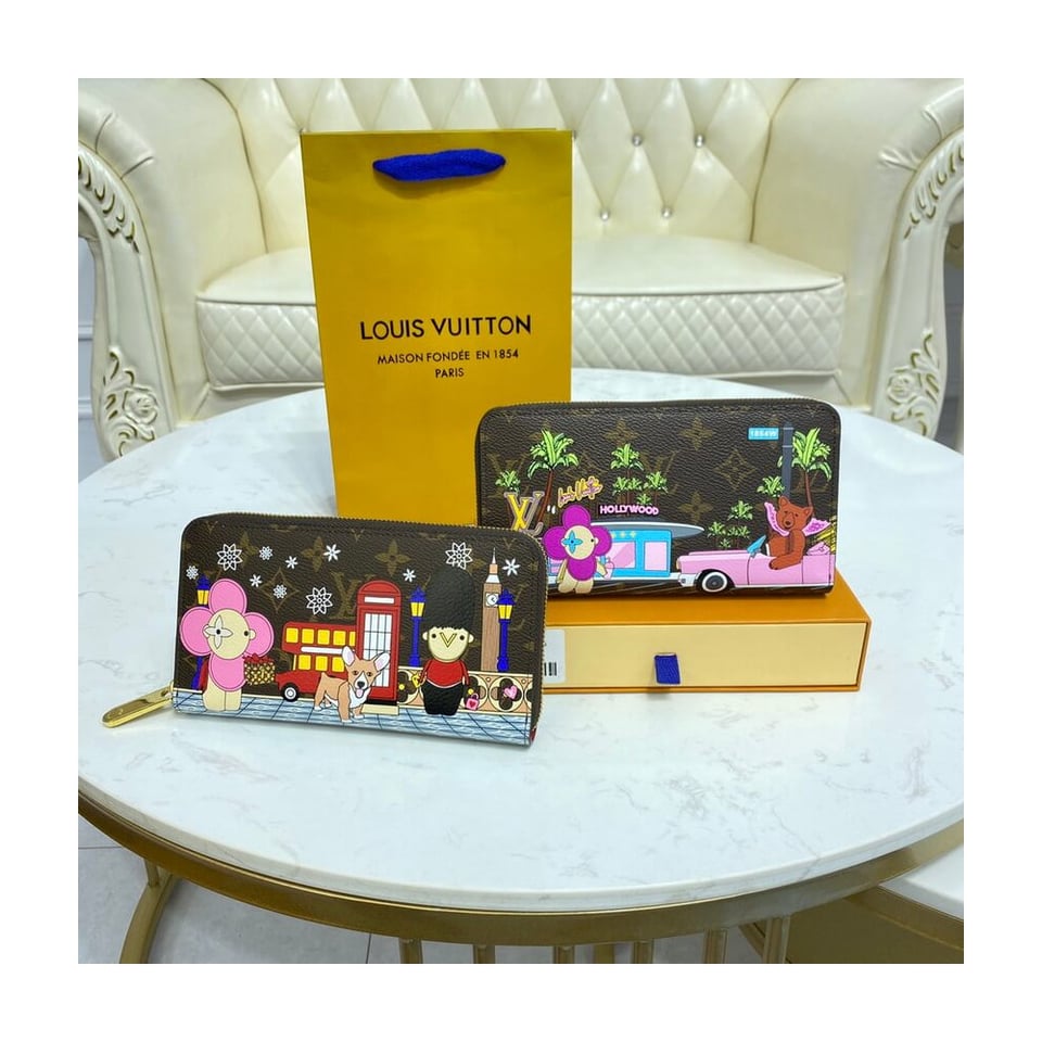 Louis Vuitton Monogram Canvas Zippy Wallet view 12