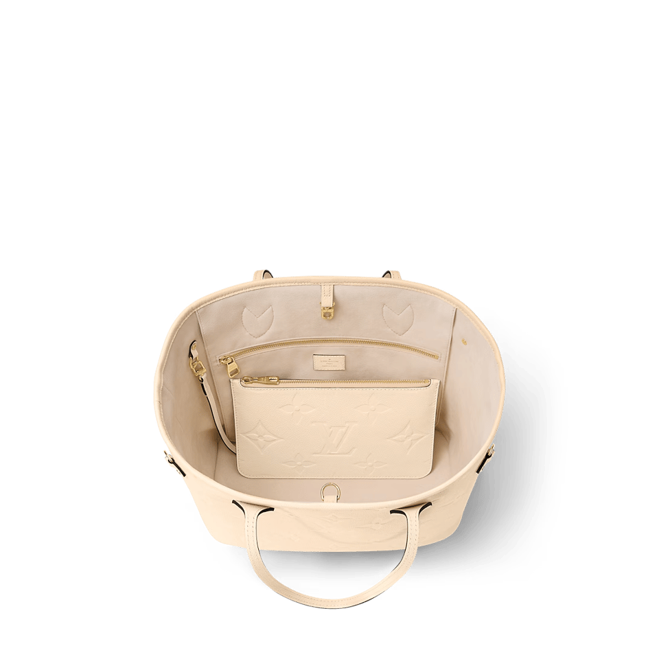Louis Vuitton Neverfull Mm Tote Bag Crème Beige 31cm M46676 view 4