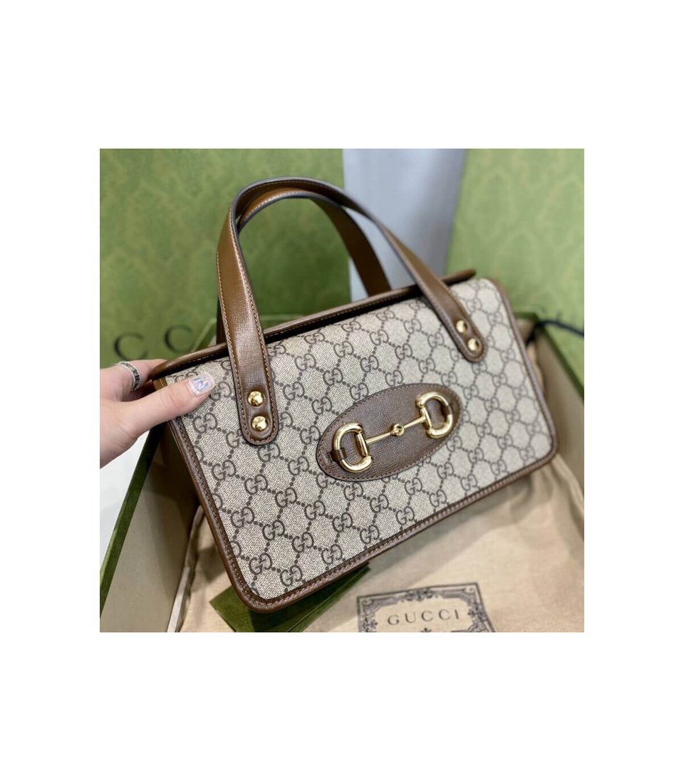 Gucci Horsebit 1955 Small Top Handle Bag view 8