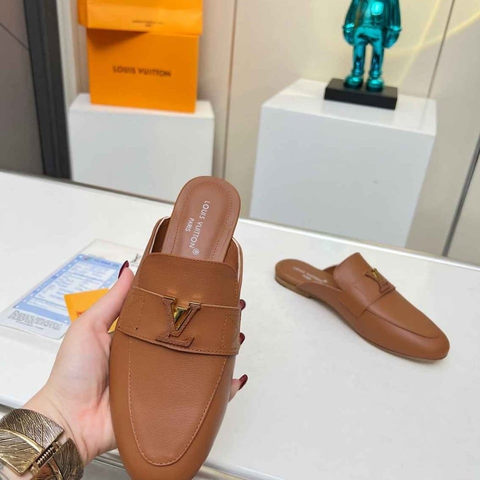 Louis Vuitton Mare Open Back Loafer Cognac 1Ach7J view 5