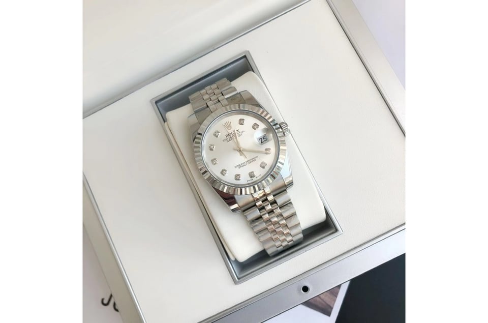 Rolex Datejust 36/28mm SS/SS Jub Sliver/Dia view 4