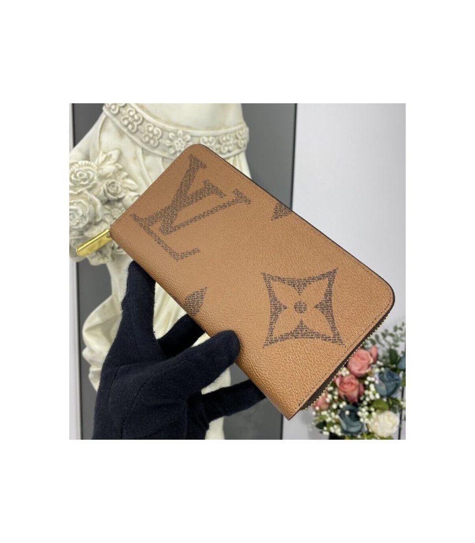 Louis Vuitton Monogram Reverse Canvas Zippy Wallet view 4