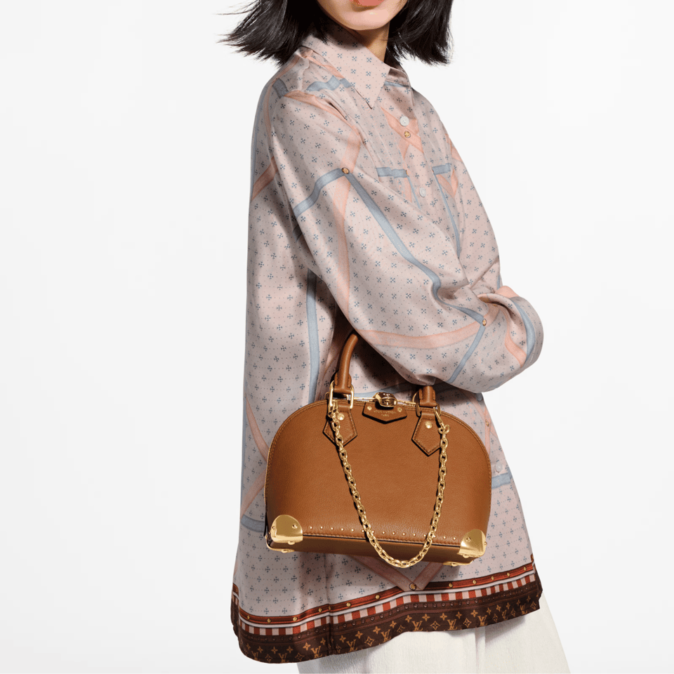 Louis Vuitton Alma Trunk BB Tan M29091 22cm/8.7in view 3