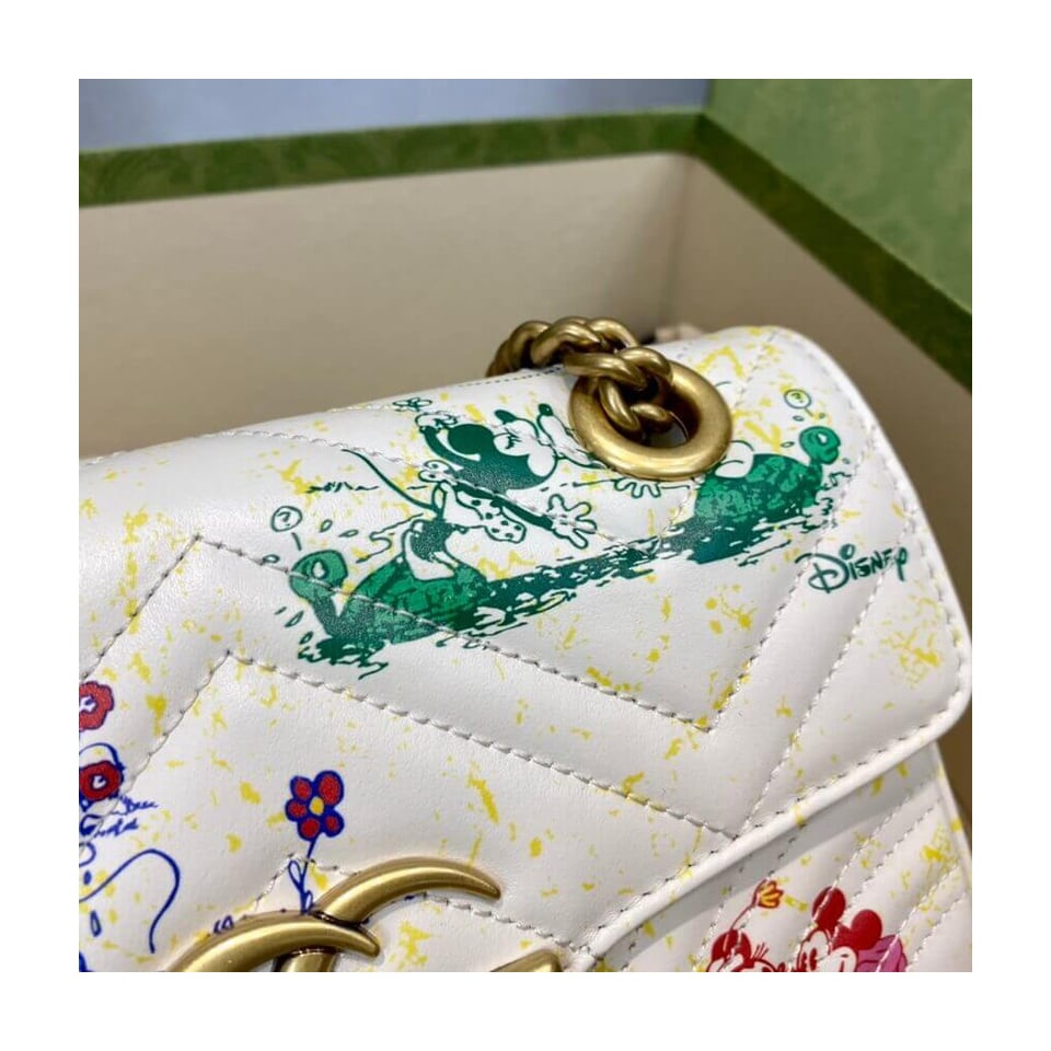 Disney x Gucci GG Marmont Small Shoulder Bag 23cm view 12