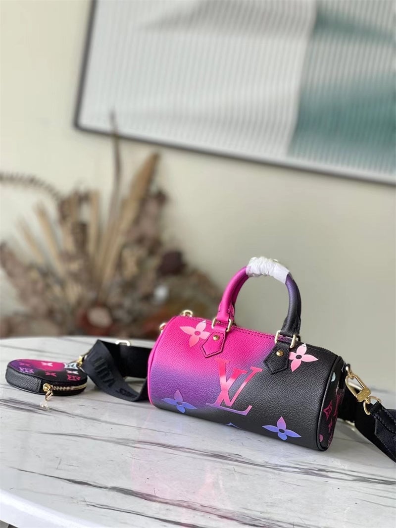 Louis Vuitton Papillon Bb 20Cm Midnight Fuchsia view 10
