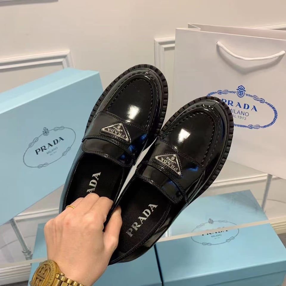 Prada Patent Leather Loafers Black 1D902M069F0002F025 view 10