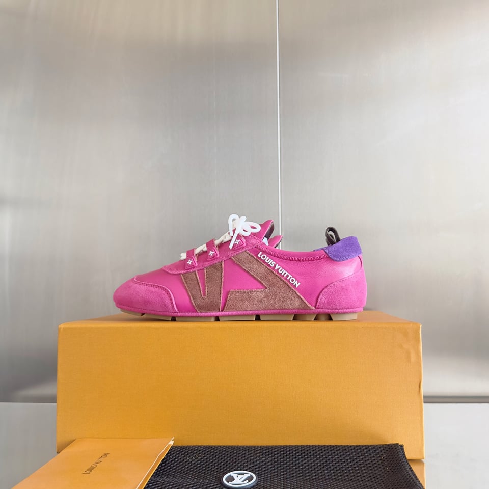 Louis Vuitton Sneakerina Pink &amp; Purple – Women’s Ballet-Inspired Slim Sneakers view 7