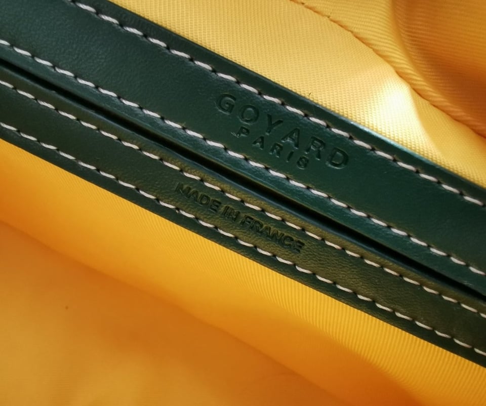 Goyard Cap-Vert Pm Bag 23X8X14Cm Green Canvas view 10