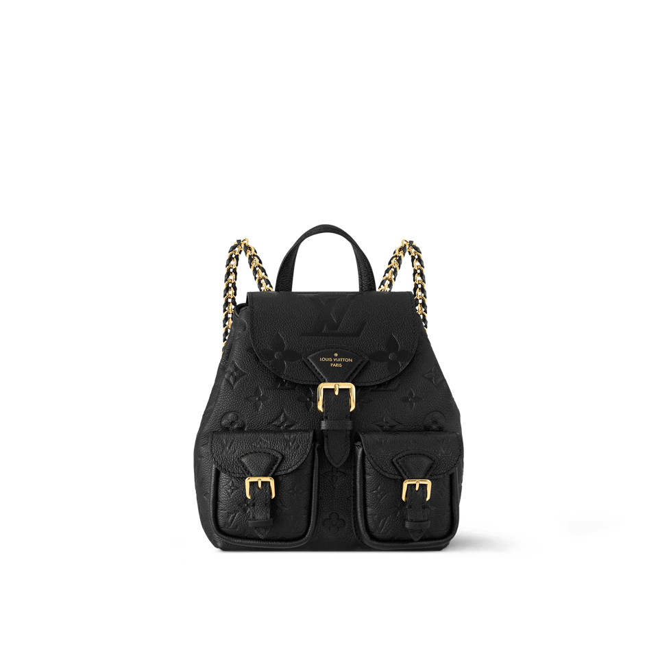 Louis Vuitton Backup Monogram Empreinte Leather – Women – Handbags Black view 2