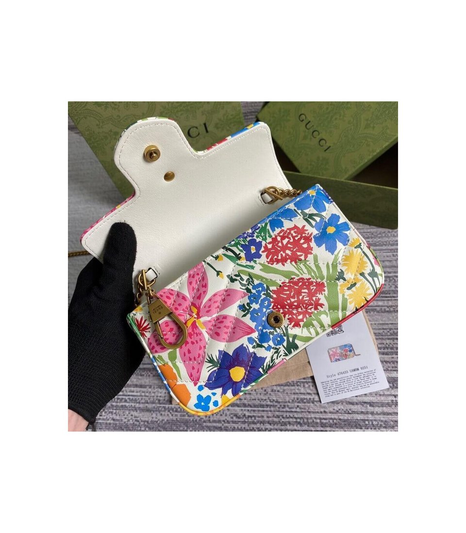 Gucci GG Marmont Ken Scott Print Super Mini Bag view 9
