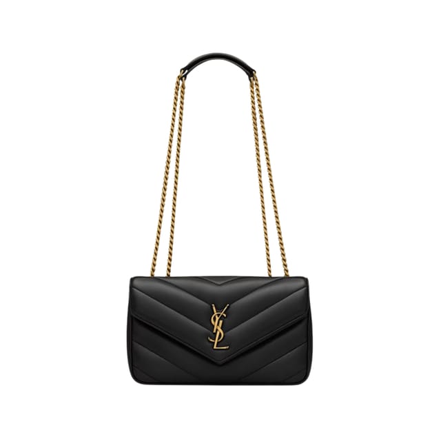 Saint Laurent Loulou Small Black 24cm/9.4in