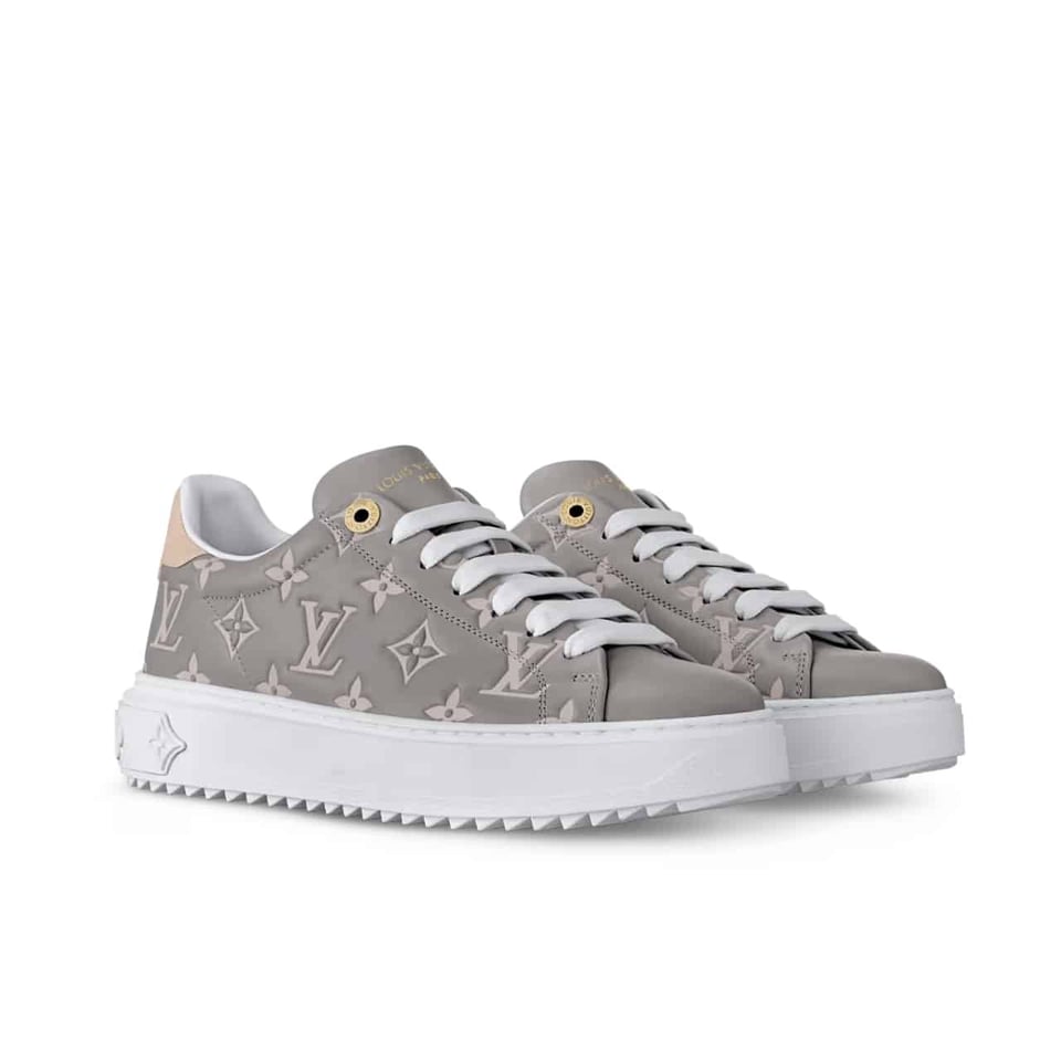 Louis Vuitton Time Out Sneaker Grey 1Aguvw view 2