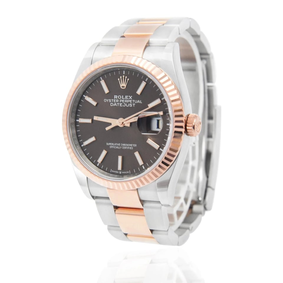Rolex Datejust 36 mm Chocolate Dial 126231 view 3