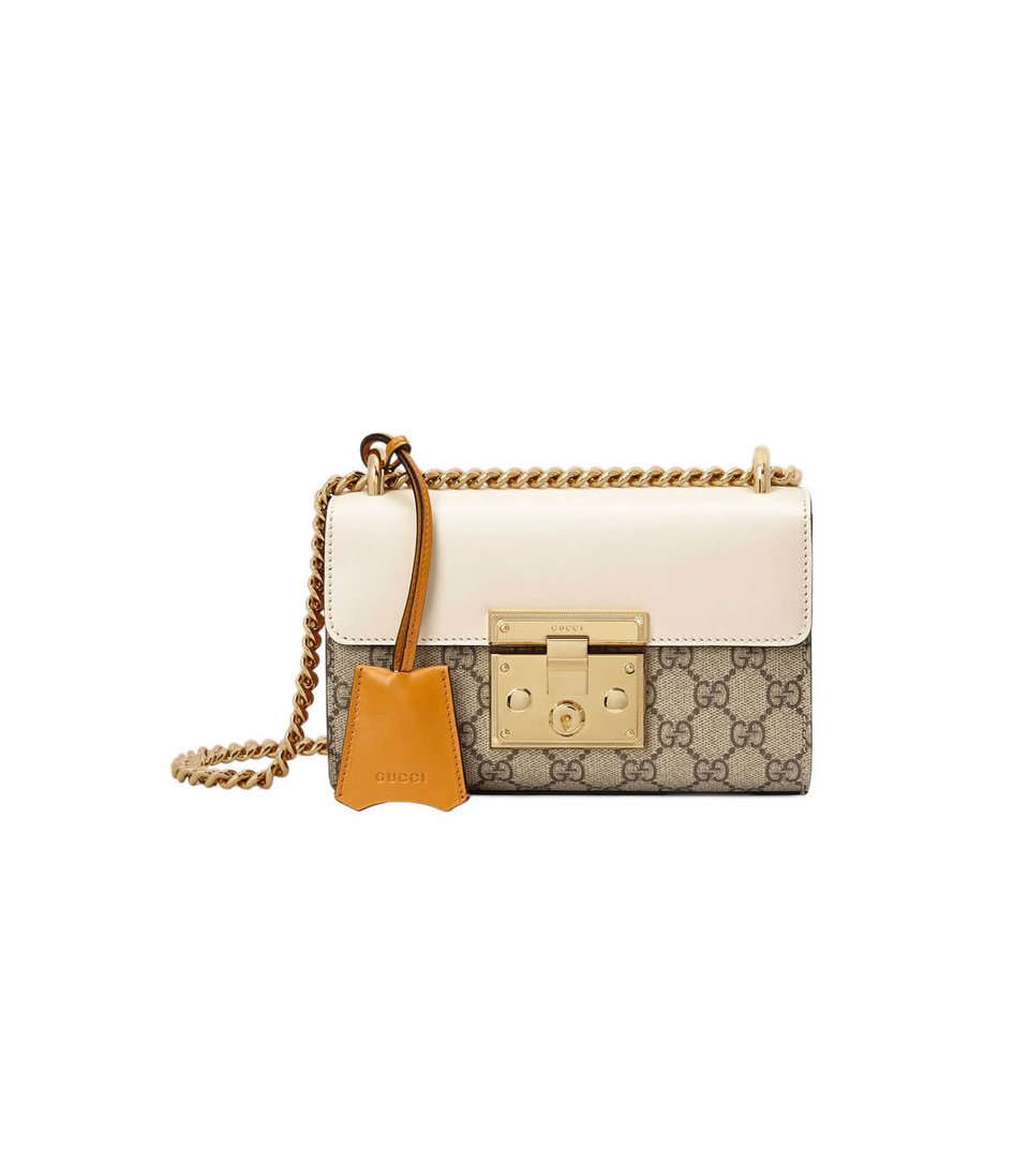 Gucci Padlock Small GG Shoulder Bag White view 2