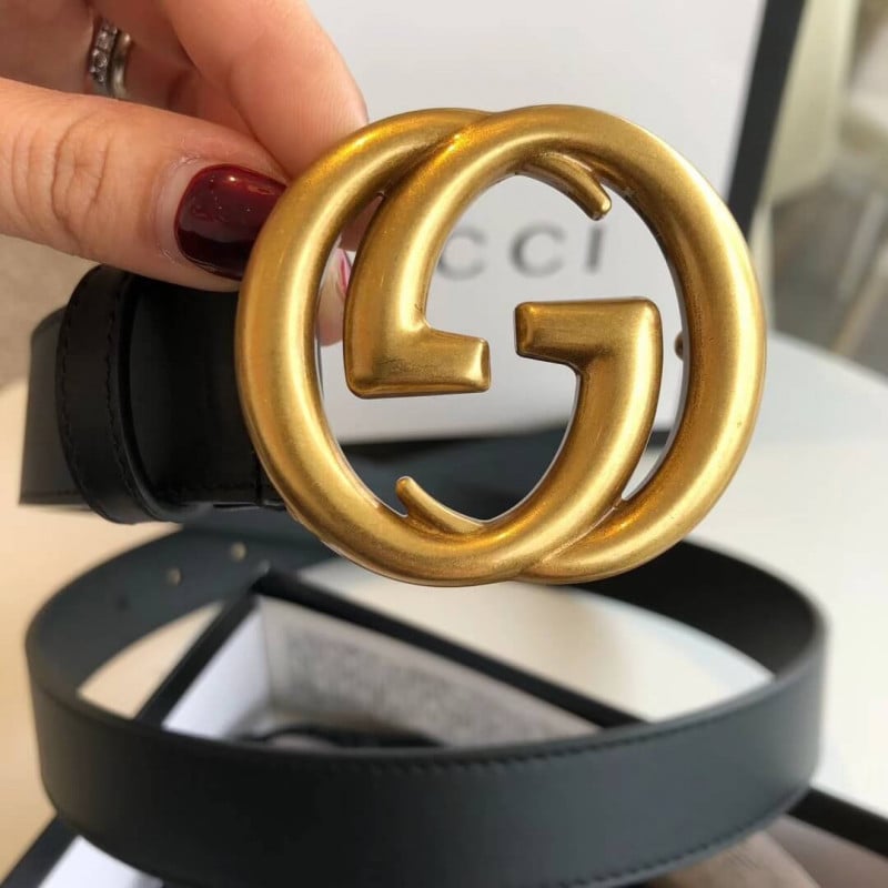 Gucci 30mm Leather Belt With Double G Buckle 414516 view 8
