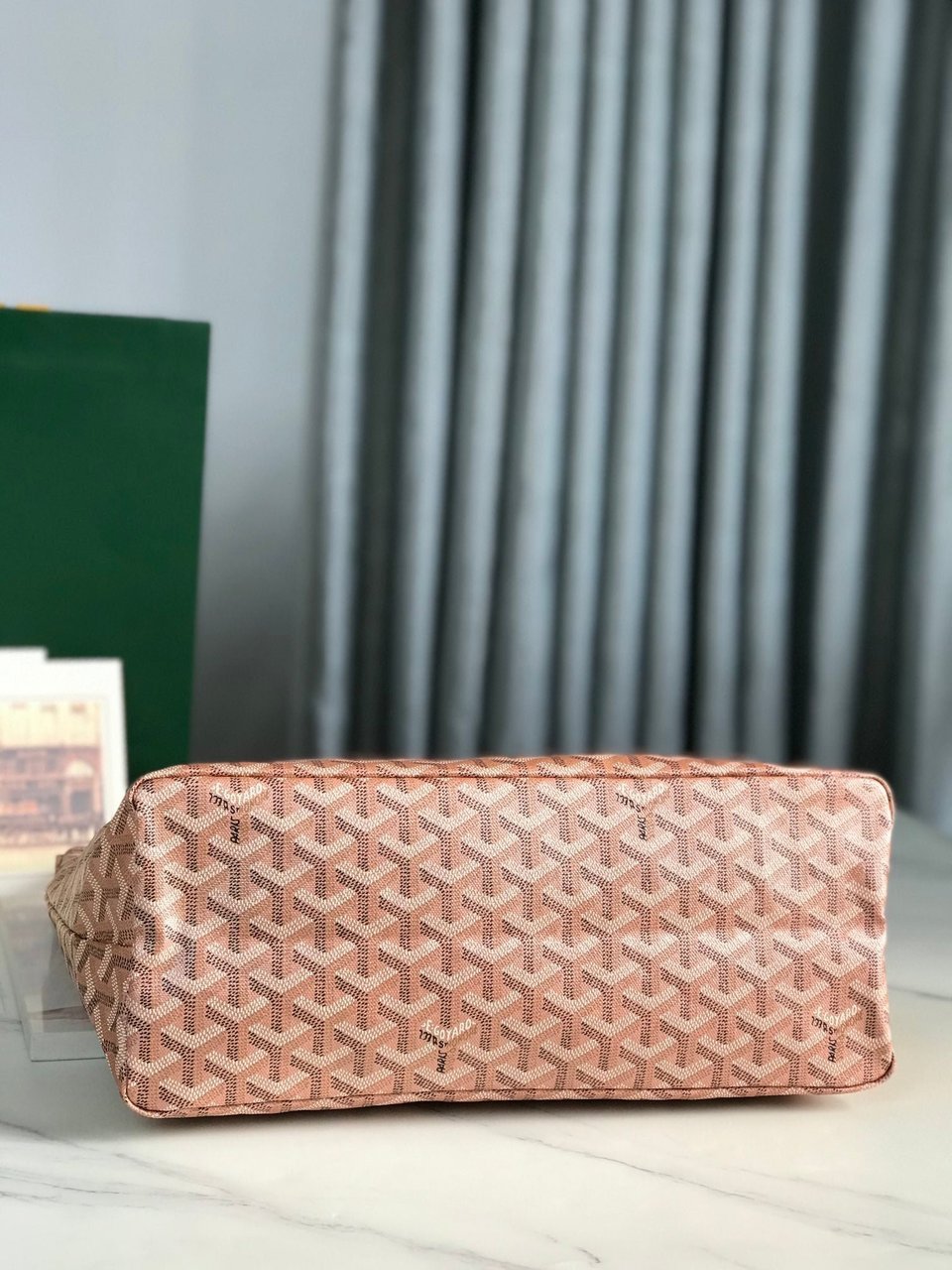 Goyard Hobo Bohème 42 Cm Manhattan Pink Goyardine Canvas And Lambskin view 6