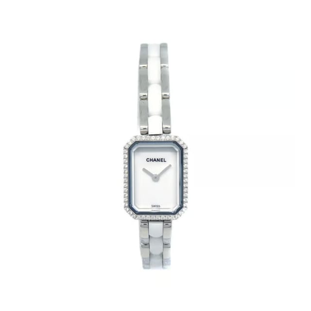 Chanel Première Ceramic Diamond Watch White Dial
