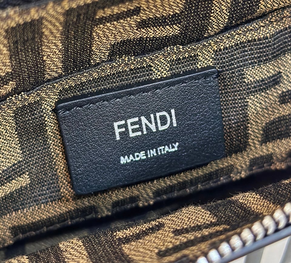 Fendi By The Way Leather Mini Bag Black 18cm view 10