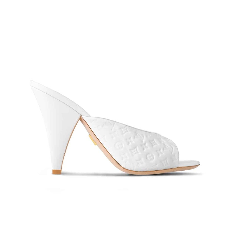 Louis Vuitton Super Mule Sandals White 1Acj51 view 2