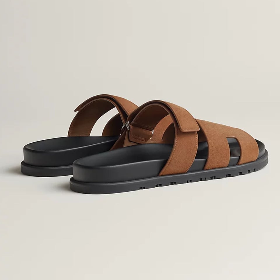 Hermes Chypre Sandal Brun Fumé Color Goatskin H222856ZHE5390 view 4