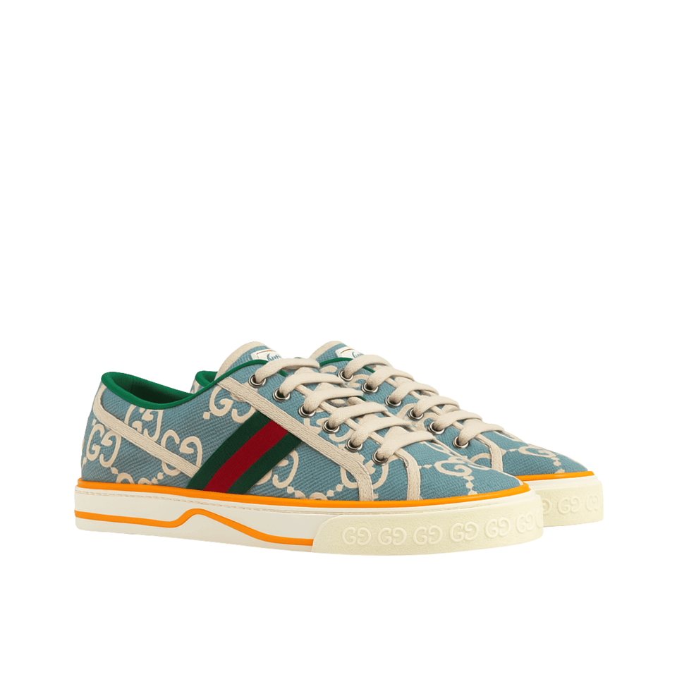 Gucci Women’S Tennis 1977 Sneaker Light Blue 606110 H0G10 3460 view 2