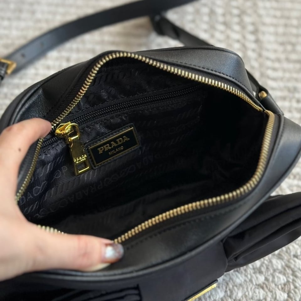 Prada Tessuto Fiocco Bow Crossbody Bag 24Cm view 6