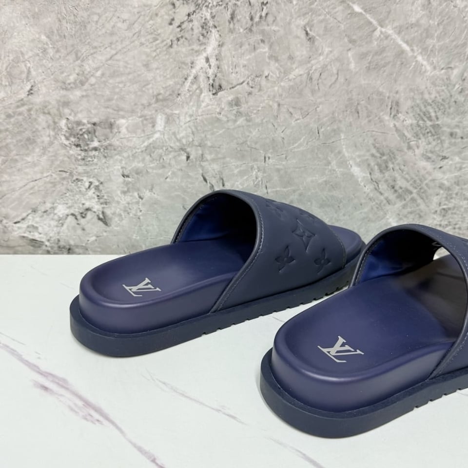 Louis Vuitton Waterfront Mule Navy Blue view 6