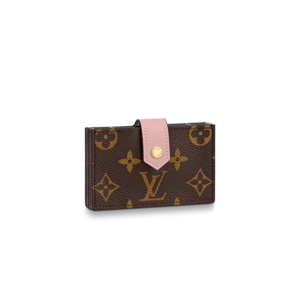 Louis Vuitton Monogram Canvas Card Holder Pink view 2