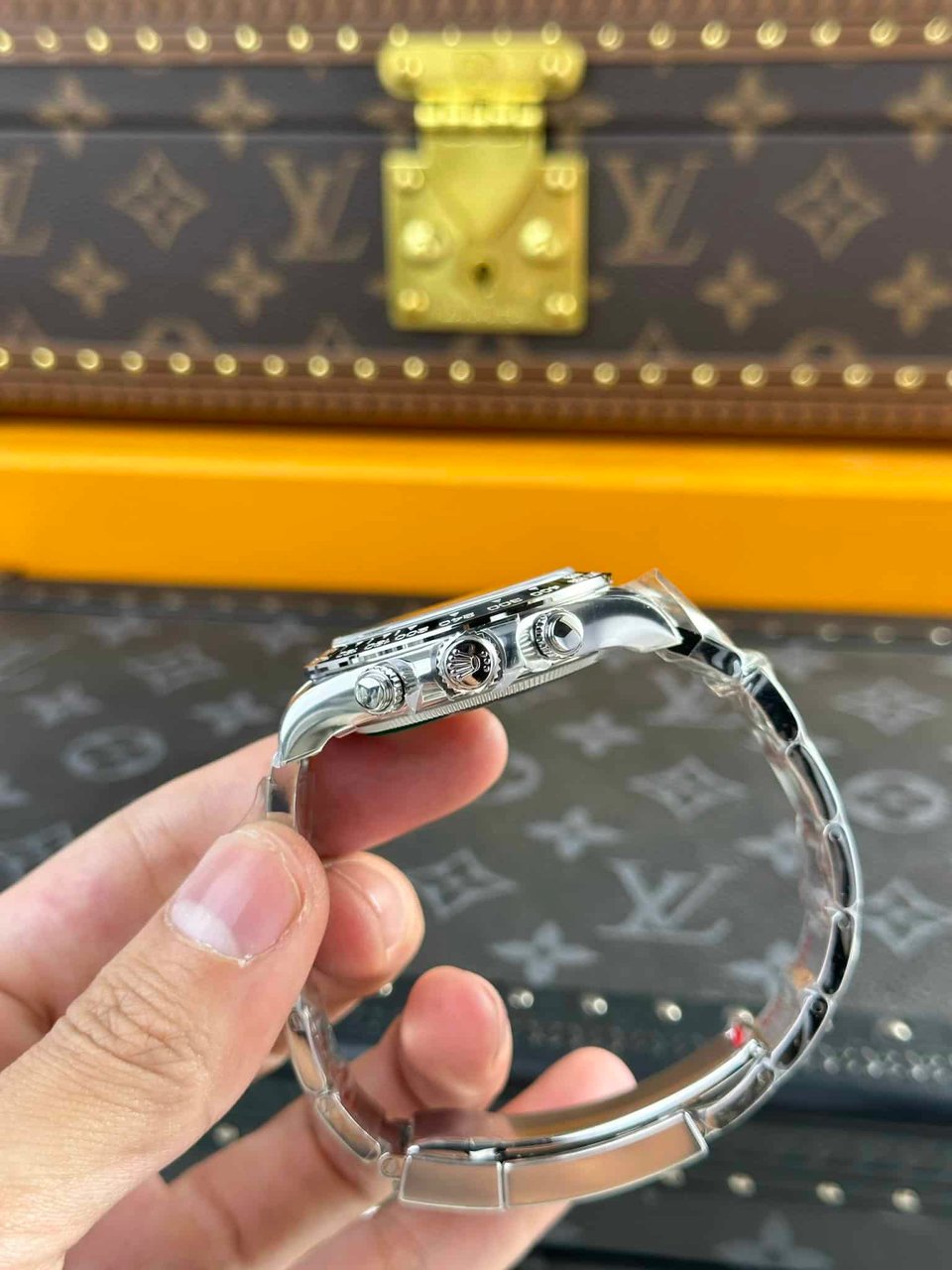 [SUPER CLONE] Rolex Daytona “Panda” 40 mm White Dial 126500LN view 9