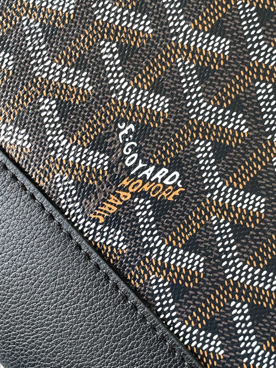 Goyard Cisalpin Document Case 39 Cm Black Goyardine Canvas And Calfskin view 7