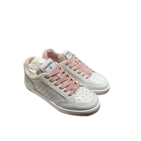 Chanel Runner Trainer Sneakers White And Pink G35934 view 2
