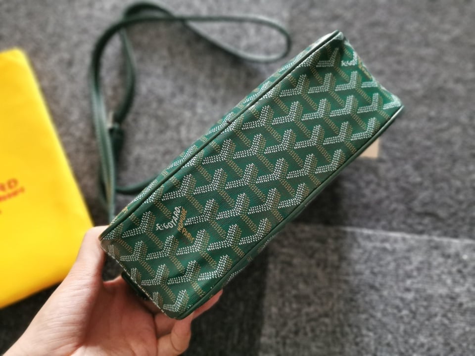Goyard Cap-Vert Pm Bag 23X8X14Cm Green Canvas view 4