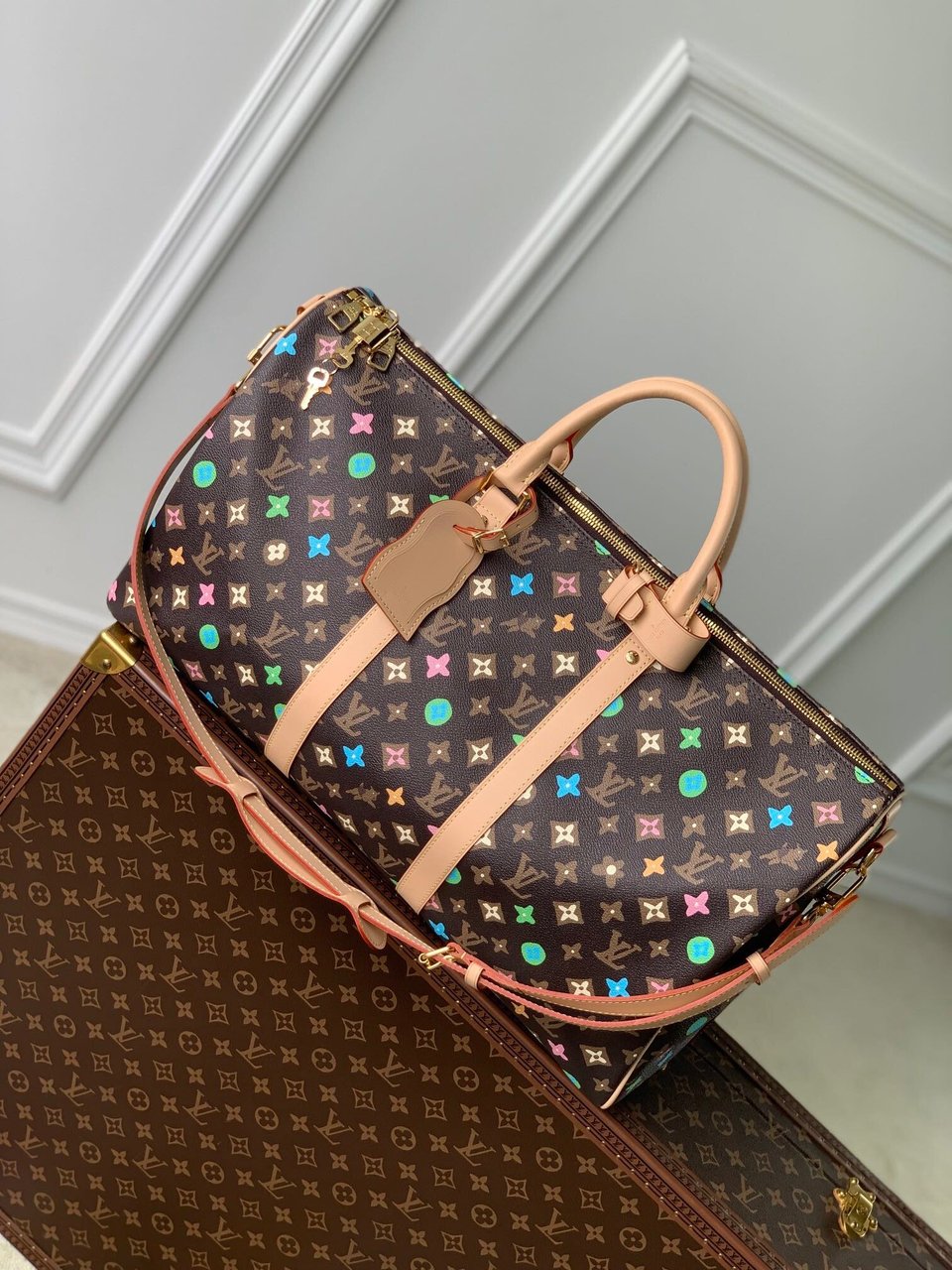 Louis Vuitton Keepall Bandoulière 50 Travel Bag 50cm M24901 view 3