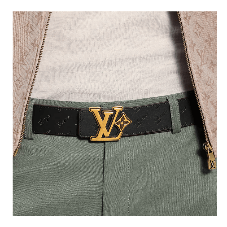 Louis Vuitton LV Monogram Flower 40mm Reversible Men Belt M4061V view 6