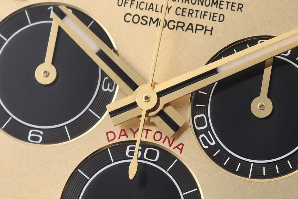 Rolex Daytona 40 mm Golden Dial 126518LN “Pikachu” view 10
