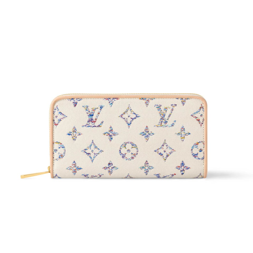 Louis Vuttion Monogram Jacquard Fabric Zippy Wallet view 2