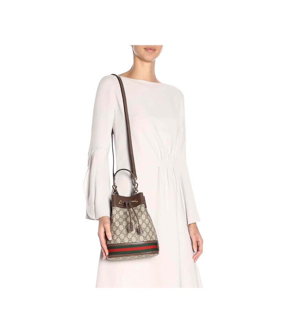 Gucci Ophidia Small GG Bucket Bag view 4