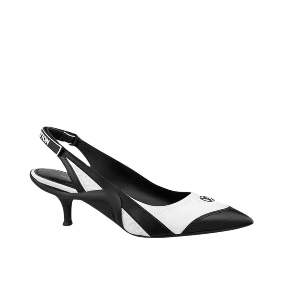 Louis Vuitton Archlight Slingback Pump Black And White view 2