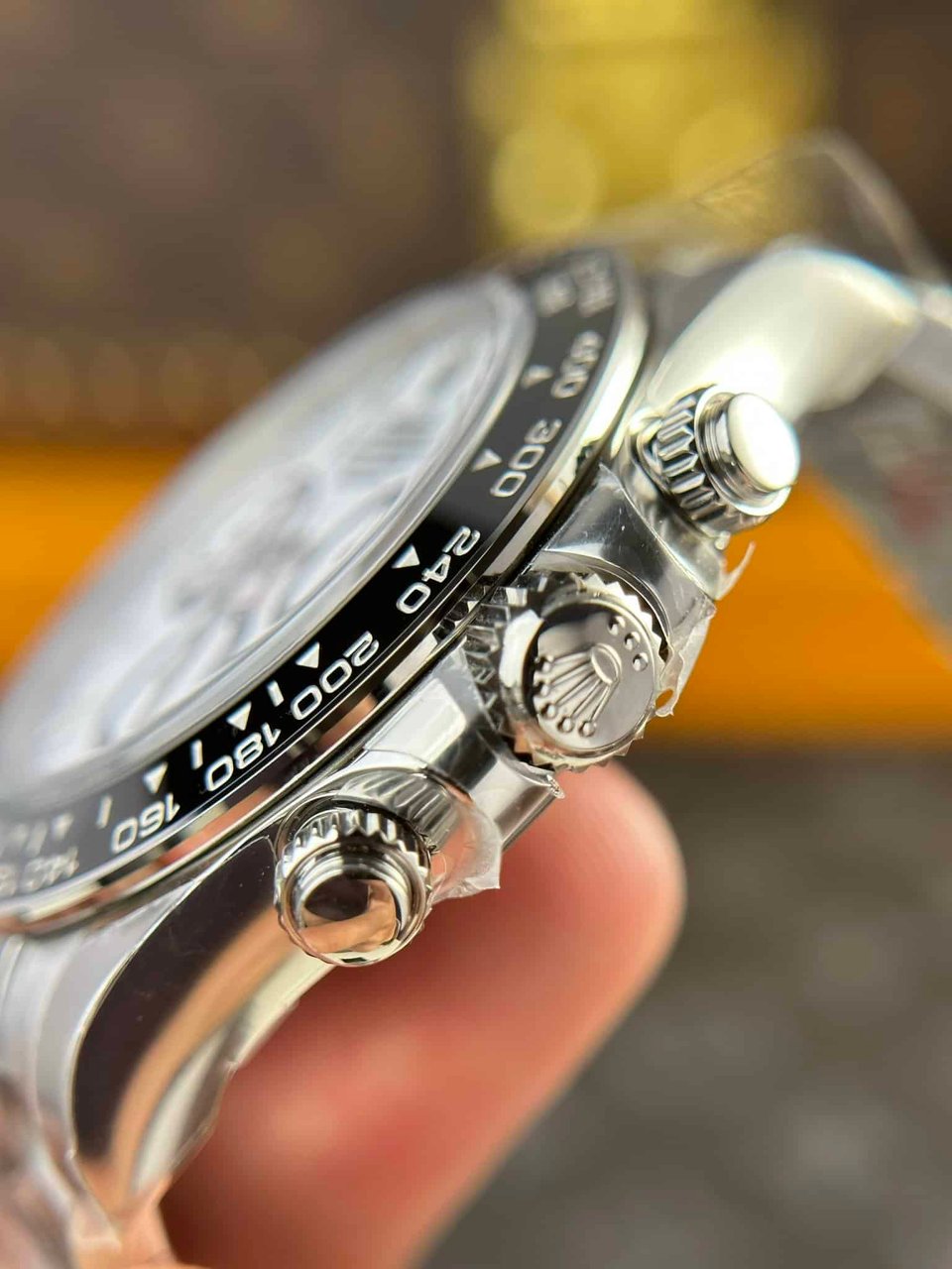 [SUPER CLONE] Rolex Daytona “Panda” 40 mm White Dial 126500LN view 8