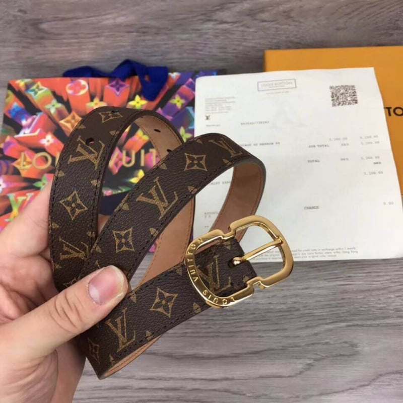 Louis Vuitton Monogram Mini Belt 25mm M9584W view 11