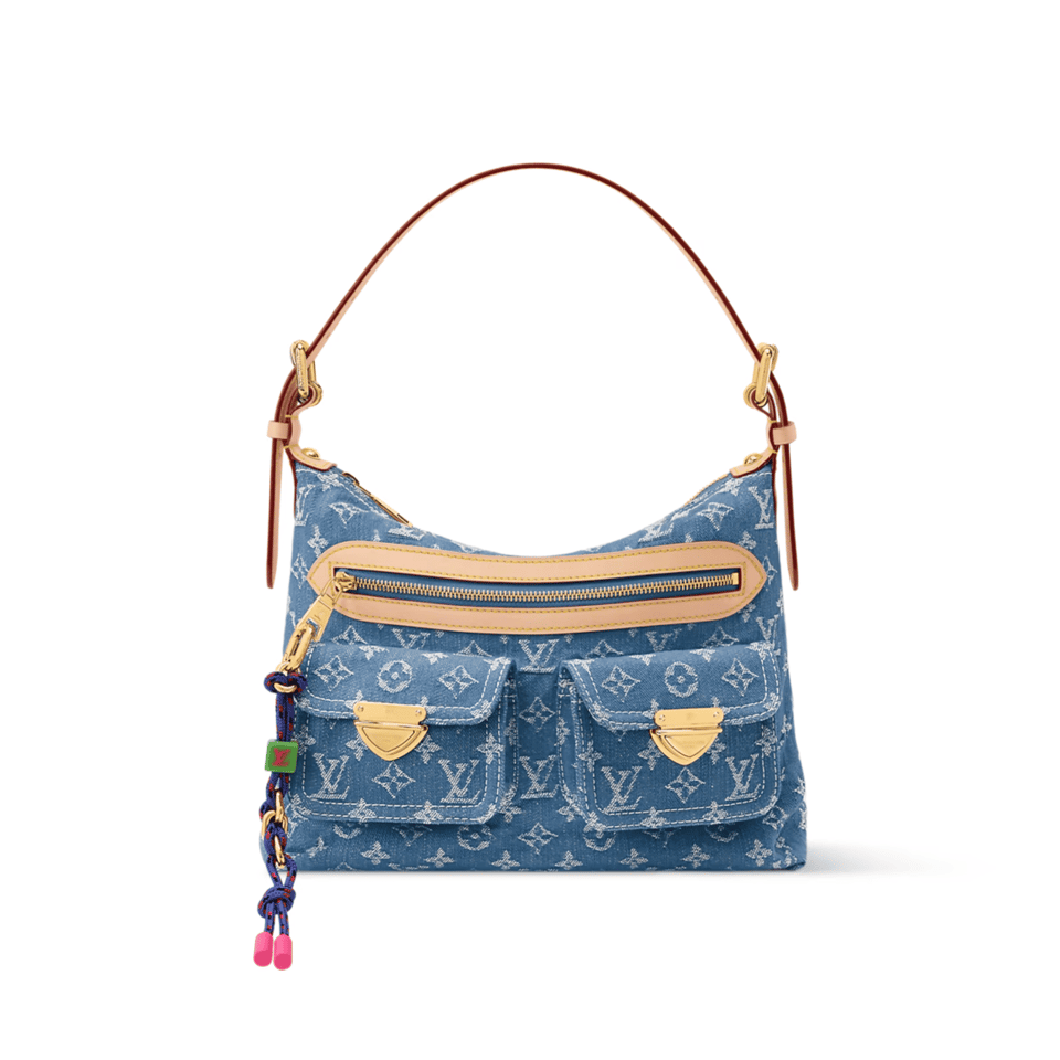 Louis Vuitton Baggy Bleu Denim M27329 30cm/11.8 in view 2